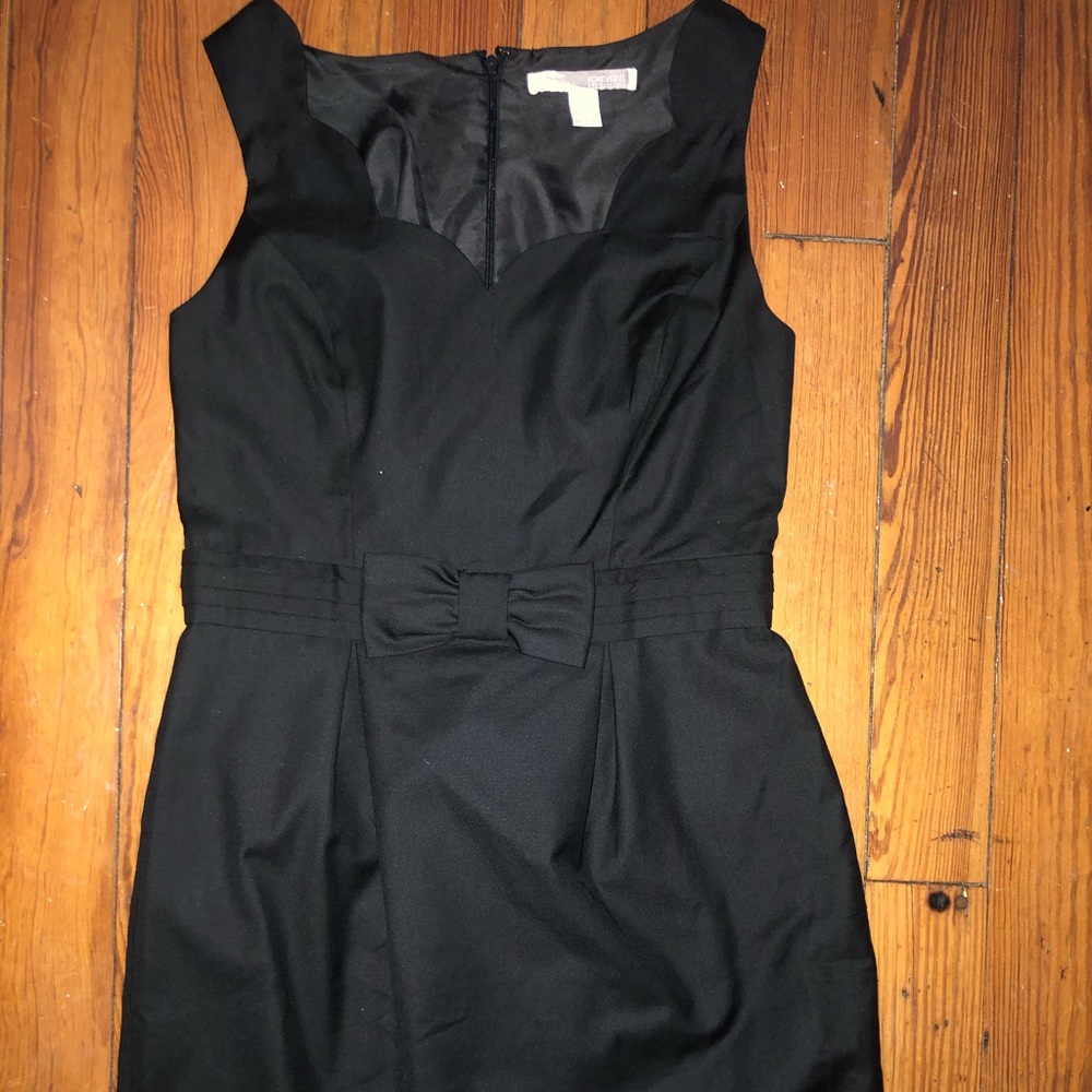 EUC Black Bow Cocktail Dress F21